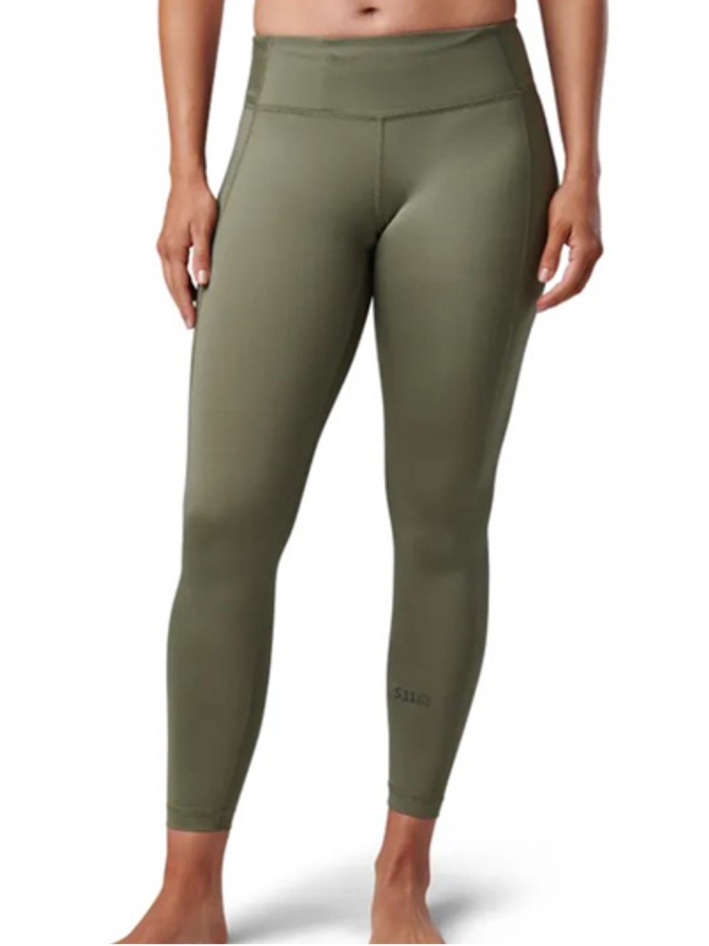5.11 Tactical PT-R Max Effort Capri Leggings Sage Ranger Green Workout Tights XS